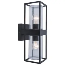 Au&szlig;enwandleuchte Flair 40w Glas Aluminium, Wandmontage