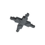 Möbelix Schienensystem Duoline X-Verbinder 702432 Schwarz