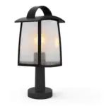 Möbelix Außenleuchte Kelsey 40 Watt, Glas
