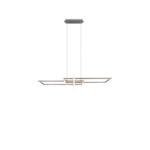 Möbelix LED-Hängeleuchte H: 150 cm 3-Flammig höhenverstellbar