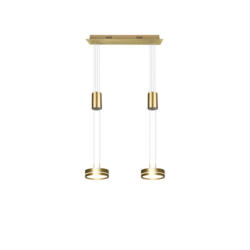 Led-hängeleuchte H: 150 Cm 2-Flammig 3-Fach Schaltbar