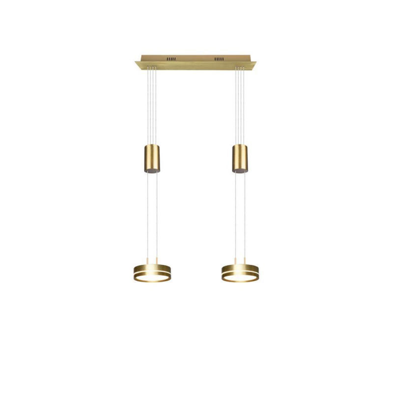 Led-hängeleuchte H: 150 Cm 2-Flammig 3-Fach Schaltbar