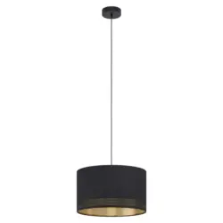 Hängeleuchte Esteperra H:110cm 1-Flammig, Textilschirm