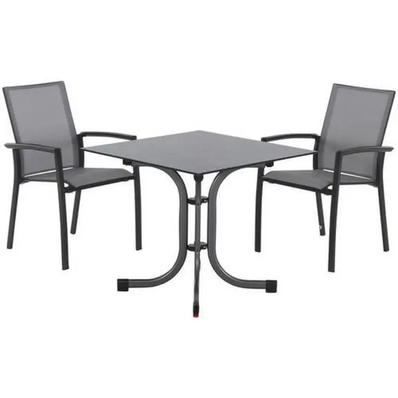 Gartengarnitur 3-Tlg. Textil / Keramik