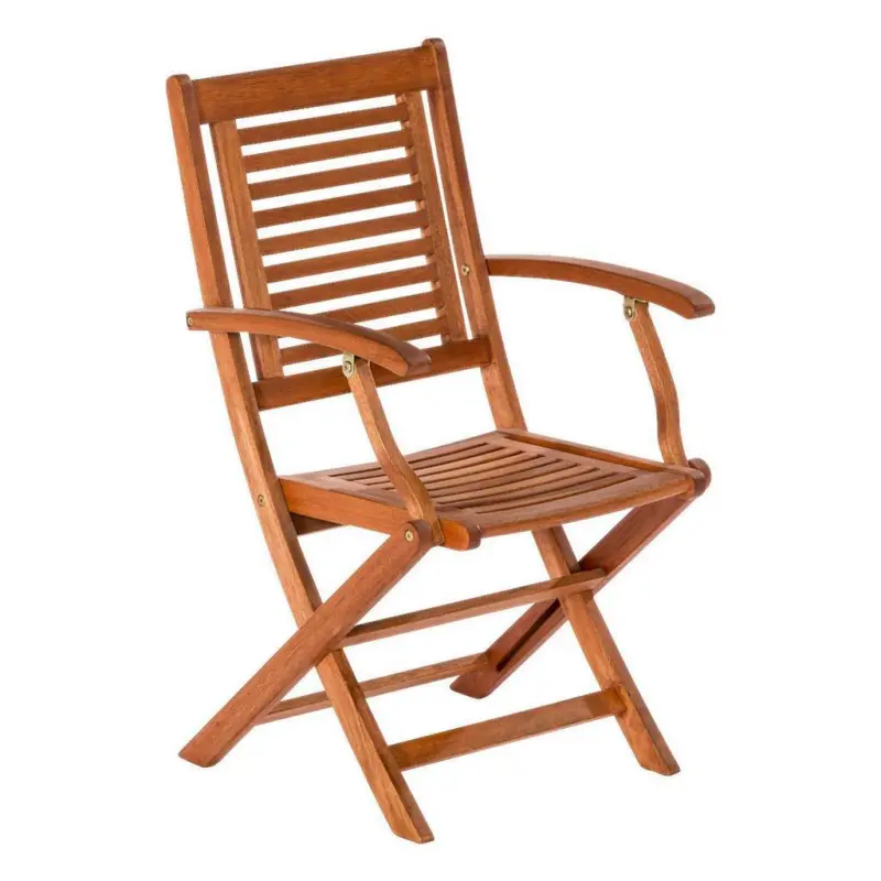 Gartensessel 2er-Set Klappbar Cordona Eukalyptusholz