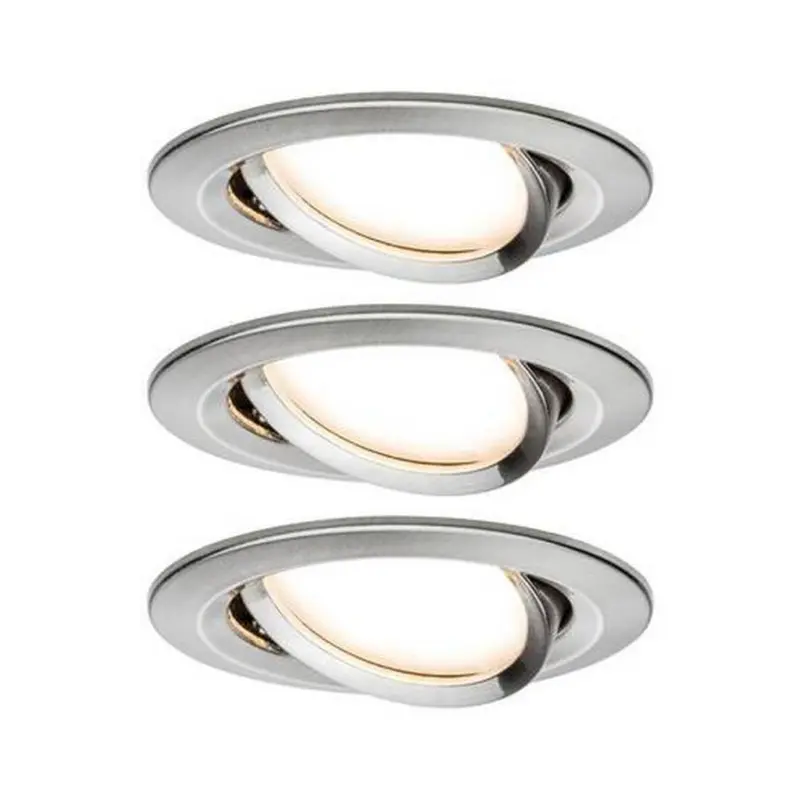 Led-deckenleuchte 3er-set Ø 8,4 Cm, 3-Flammig, Rund
