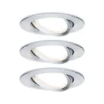Möbelix Led-deckenleuchte 3er-set Ø 8,4 Cm, 3-Flammig, Rund