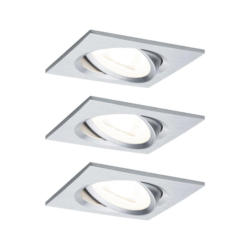 Led-deckenleuchte 3er-set L: 8,4 Cm, Rechteckig