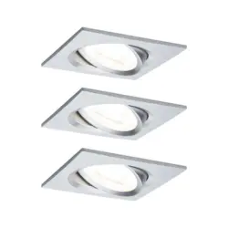 Led-deckenleuchte 3er-set L: 8,4 Cm, Rechteckig