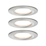 Möbelix LED-Deckenleuchte 3er-Set Ø 7,8 cm, Rund