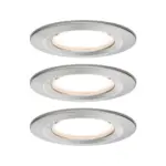 Möbelix Led-deckenleuchte 3er-set Ø 7,8 Cm, Rund