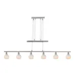 Möbelix Led-hängeleuchte Globo H: 160 Cm 6-Flammig Mit Glas