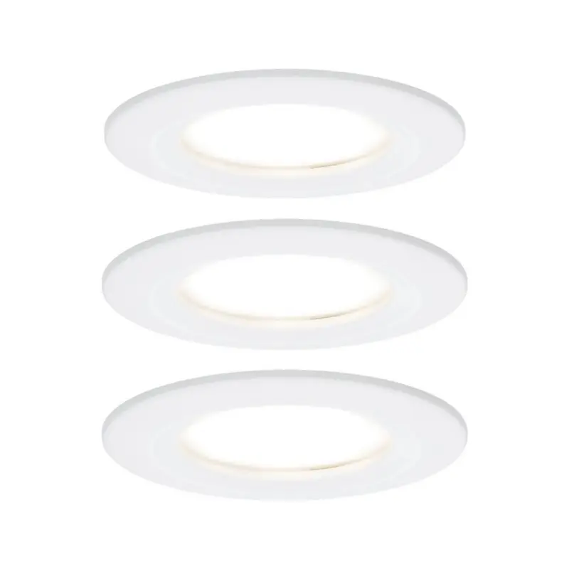 LED-Deckenleuchte 3er-Set Ø 7,8 cm, Rund