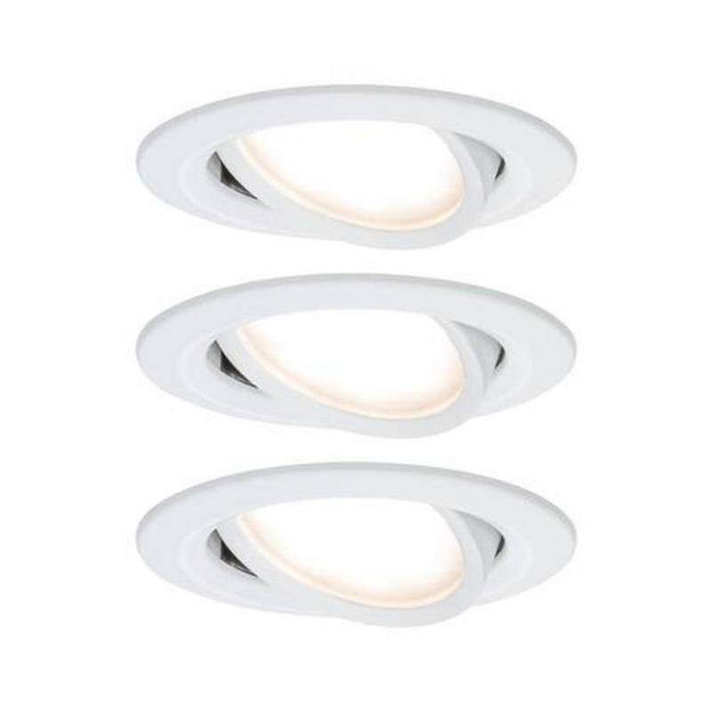 Deckenleuchte 3er-set Ø 8,4 Cm, Dimmbar, Rund