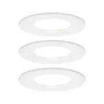 M&ouml;belix Deckenleuchte 3er-set &Oslash; 8,4 Cm, Dimmbar, Rund