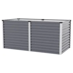 Hochbeet Stahl Linus 96,2x85,8x187,7 cm Anthrazit