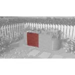 Möbelix Hochbeet Vita 858 82x86x80 Cm, Oval, Rot