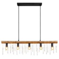 Hängeleuchte H: 120 cm 5-Flammig