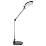 Möbelix LED-Schreibtischlampe dimmbar Schwarz/Alufarben, Touch