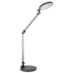 LED-Schreibtischlampe dimmbar Schwarz/Alufarben, Touch