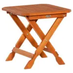 Möbelix Hocker Klappbar Eukalyptusholz Natur H: 50 cm