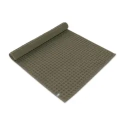 Badematte Piquee Olivgrün 60x100 cm
