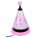 Möbelix Tischlampe Carousel Margeriten Mulitcolor/rosa Für Kinder