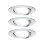 Möbelix Deckenleuchte 3er-set Ø 8,4 Cm, Dimmbar, Rund
