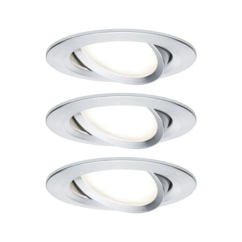 Deckenleuchte 3er-set Ø 8,4 Cm, Dimmbar, Rund