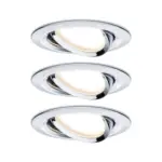 Möbelix Deckenleuchte 3er-set Ø 8,4 Cm, Dimmbar, Rund