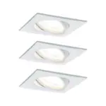 Möbelix Deckenleuchte 3er-set B: 8,4 Cm 1-Flammig, Quadratisch