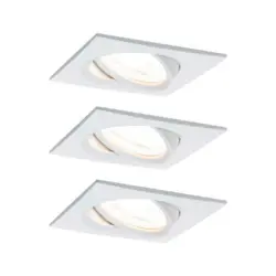 Deckenleuchte 3er-set B: 8,4 Cm, Dimmbar, Rechteckig