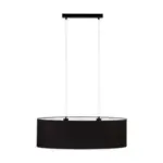 Möbelix Hängeleuchte Dove H: 125 Cm 2-Flammig, Stahl/schwarz