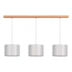 Möbelix Hängeleuchte Dove H: 120 Cm 3-Flammig, Echtholz/stahl