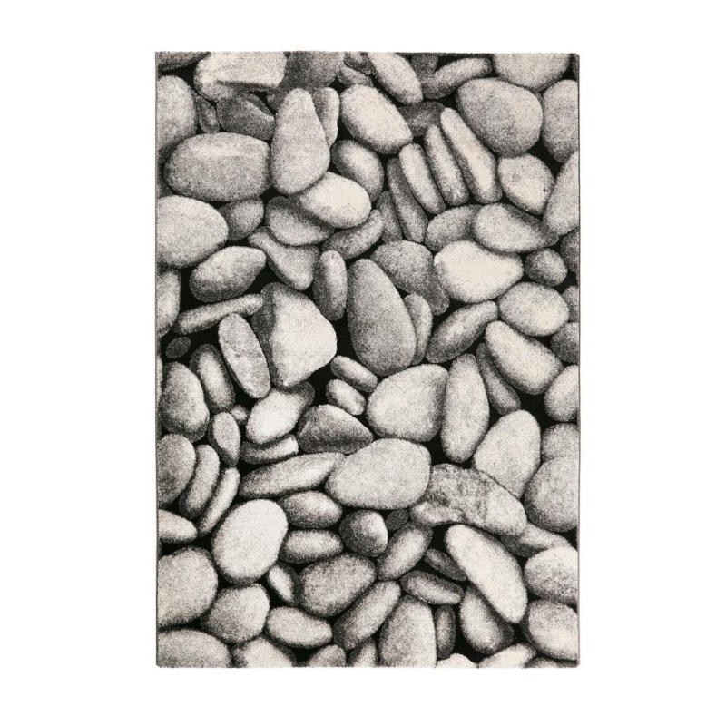 Webteppich Stony Island Grau 80x150 Cm