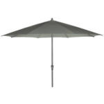 Möbelix Sonnenschirm Ø 350 Cm Anthrazit/olivgrün