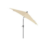 Möbelix Sonnenschirm Ø 250 H: 232 Cm Anthrazit/beige