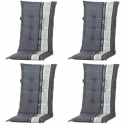 Sitzkissen Garden LxB: 123x50 cm Grau