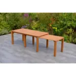 Möbelix Gartentisch Ausziehbar Flex Echtholz Akazie L: 185 cm