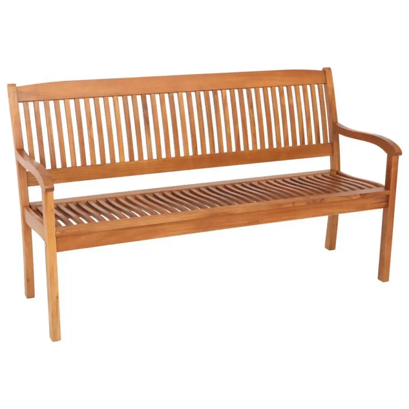 Gartenbank Echtholz 3-sitzer Maracaibo Mit R&uuml;ckenlehne