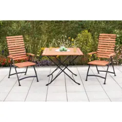 Gartensessel Klappbar Schlossgarten Holz/Metall