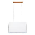 Möbelix Hängeleuchte Cadre H: 130 Cm 2-Flammig, Echtholz