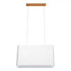 Hängeleuchte Cadre H: 130 Cm 2-Flammig, Echtholz