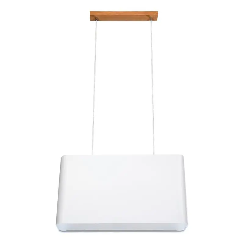Hängeleuchte Cadre H: 130 Cm 2-Flammig, Echtholz