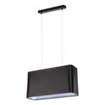 Möbelix Hängeleuchte Cadre H: 130 Cm 2-Flammig, Schwarz
