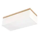Möbelix Deckenleuchte Vertiga L: 70 Cm Rechteckig Mit Eiche Echtholz
