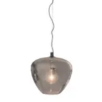 Möbelix Hängeleuchte Bellissimo Grande H: 35 Cm 1-Flammig, Rauchglas