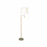 Möbelix Stehlampe Orlando Beige/goldfarben Knopfschalter