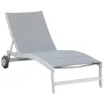 Möbelix Gartenliege San Marino Metall/ Textil Verstellbar Mit Räder