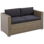 Möbelix Gartenbank Kunststoff/textil 2-Sitzer Bellante
